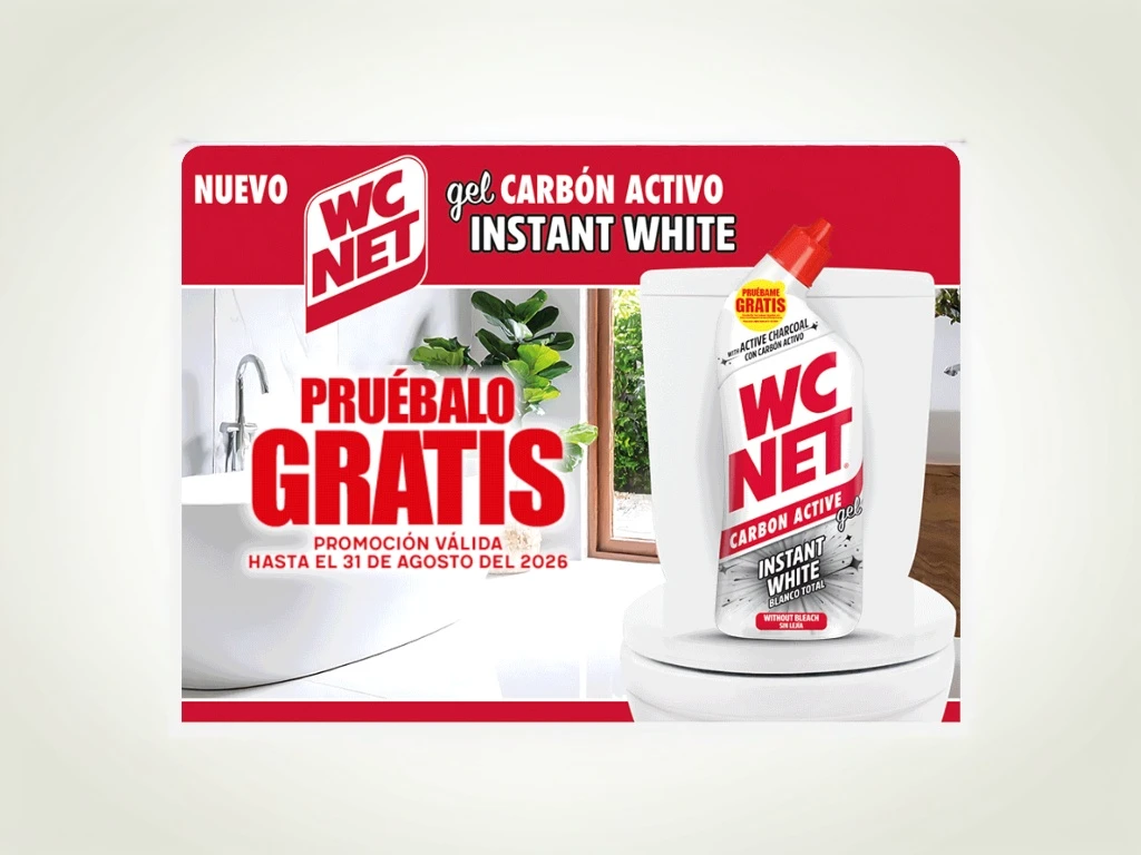 Promoción WC NET - Carbon Activo Instant White